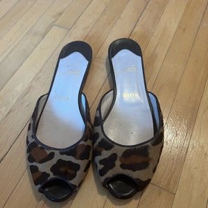 Christian Louboutin slides size 40.5 (US size 9.5)